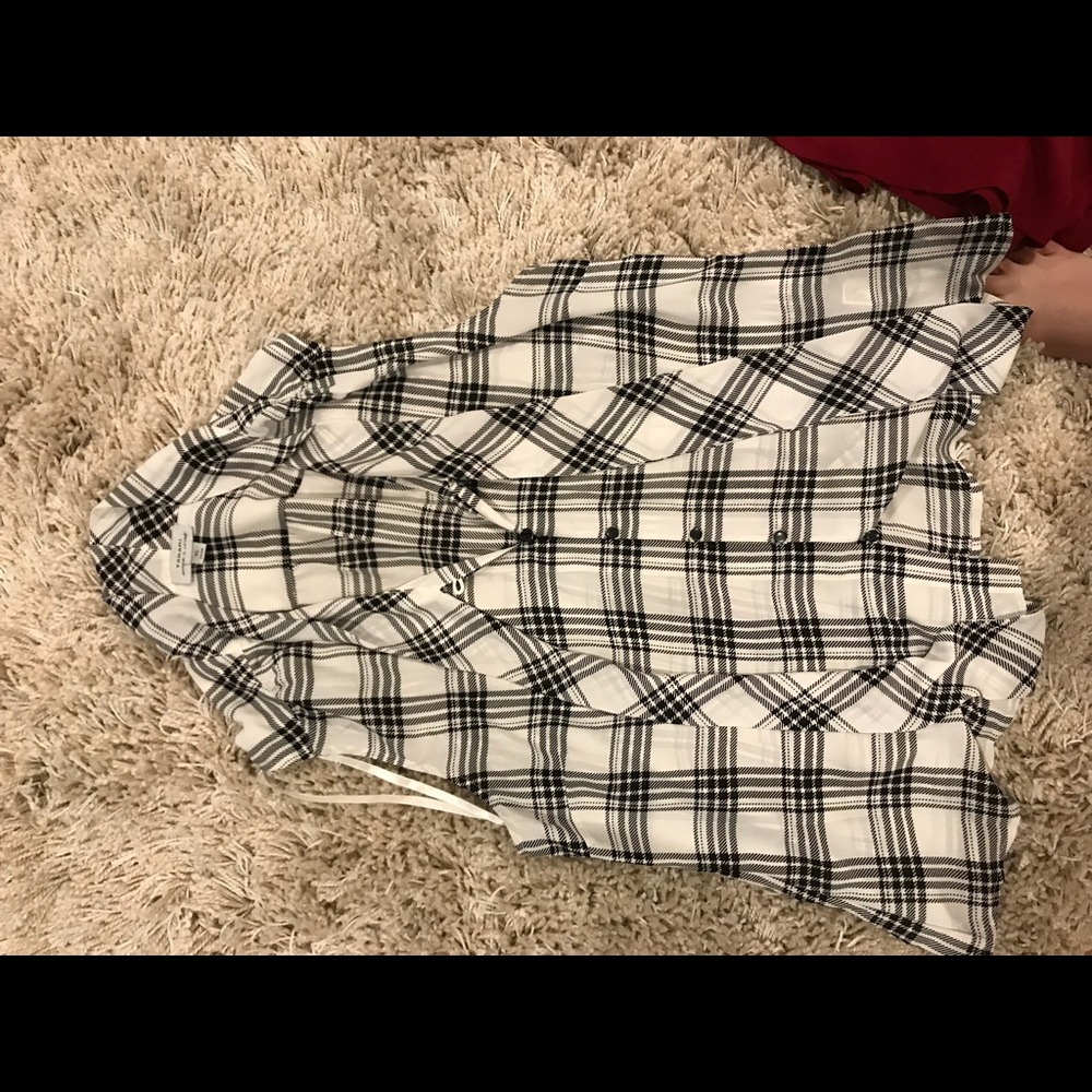 Plaid tank top